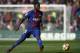 BARCELONA, SPAIN - DECEMBER 02: Samuel Umtiti of Barcelona in action during the La Liga match between Barcelona and Celta de Vigo at Camp Nou on December 2, 2017 in Barcelona, Spain. (Photo by Manuel Queimadelos Alonso/Getty Images)