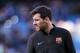 MADRID, SPAIN - DECEMBER 23: Lionel Andres Messi of FC Barcelona warms up prior to the La Liga 2017-18 match between Real Madrid and FC Barcelona at Santiago Bernabeu Stadium on December 23 2017 in Madrid, Spain. (Photo by Power Sport Images/Getty Images)