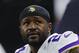 Minnesota Vikings defensive back Tramaine Brock (24) watches against the Detroit Lions during an NFL football game in Detroit, Thursday, Nov. 23, 2017. (AP Photo/Paul Sancya)