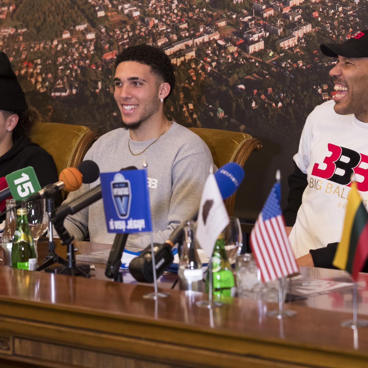 LaVar Ball Says Sons LiAngelo, LaMelo Will Join Lonzo on Lakers by 2020 | Bleacher ...1200 x 1200