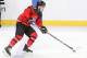 BUFFALO, NY - JANUARY 04: Tyler Steenbergen skates the puck up ice against the Czech Republic during the third period of play in the IIHF World Junior Championships Semifinal game at KeyBank Center on January 4, 2018 in Buffalo, New York. (Photo by Nicholas T. LoVerde/Getty Images)