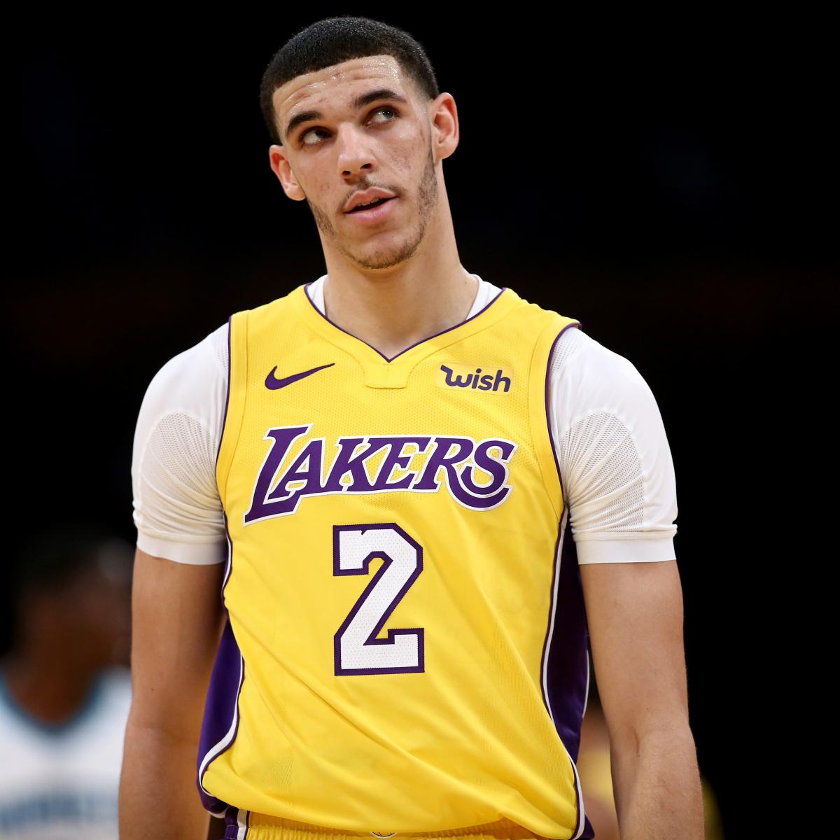 Lonzo Ball Scores 11 in Return from Shoulder Injury as Lakers Lose to News, Scores