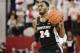 NEW YORK, NY - DECEMBER 28: Kyron Cartwright #24 of the Providence Friars in action against the St. John's Red Storm during an NCAA basketball game at Carnesecca Arena on December 28, 2017 in New York City. (Photo by Steven Ryan/Getty Images)