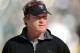 OAKLAND, CA - NOVEMBER 18: Former head coach of the Oakland Raiders and now ESPN Monday Night Football Analyst Jon Gruden looks on during pre-game warm ups before an NFL football game between the New Orleans Saints and Oakland Raiders at O.co Coliseum on November 18, 2012 in Oakland, California. (Photo by Thearon W. Henderson/Getty Images)