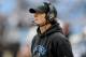 Carolina Panthers quarterback coach Ken Dorsey is shown during an NFL football game against the Atlanta Falcons in Charlotte, N.C. Saturday, Dec. 24, 2016. (AP Photo/Mike McCarn)