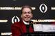 ATLANTA, GA - JANUARY 9: Head Coach Nick Saban of the Alabama Crimson Tide answer questions from the media during the College Football Playoff Champions News Conference after winning the College Football Playoff National Championship Game at the Sheraton Hotel Grand Ballroom on January 9, 2018 in Atlanta, Georgia. Alabama defeated the Georgia Bulldogs 26 to 23. (Photo by Don Juan Moore/Getty Images)