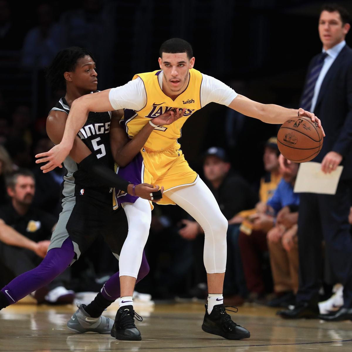 Lonzo Ball Outduels De'Aaron Fox as Lakers Beat Kings | News, Scores,  Highlights, Stats, and Rumors | Bleacher Report