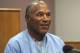 Former NFL football star O.J. Simpson appears via video for his parole hearing at the Lovelock Correctional Center in Lovelock, Nev., on Thursday, July 20, 2017. Simpson was granted parole Thursday after more than eight years in prison for a Las Vegas hotel heist, successfully making his case in a nationally televised hearing that reflected America's enduring fascination with the former football star. (Jason Bean/The Reno Gazette-Journal via AP, Pool)