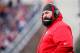 FOXBORO, MA - DECEMBER 31: New England Patriots defensive coordinator Matt Patricia looks on during the first half against the New York Jets at Gillette Stadium on December 31, 2017 in Foxboro, Massachusetts. (Photo by Jim Rogash/Getty Images)