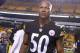 Pittsburgh Steelers inside linebacker Ryan Shazier (50) after an NFL preseason football game against the Indianapolis Colts, Saturday, Aug. 26, 2017, in Pittsburgh. (AP Photo/Don Wright)
