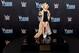 LAS VEGAS, NV - SEPTEMBER 12: Mae Young one of a kind fashion doll created by Mattel and designed by Linda Jane is displayed on the red carpet of the WWE Mae Young Classic on September 12, 2017 in Las Vegas, Nevada. (Photo by Bryan Steffy/Getty Images for WWE)