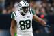NEW ORLEANS, LA - DECEMBER 17: Austin Seferian-Jenkins #88 of the New York Jets stands on the line of scrimage during a NFL game against the New Orleans Saints at the Mercedes-Benz Superdome on December 17, 2017 in New Orleans, Louisiana. (Photo by Sean Gardner/Getty Images)