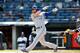 NEW YORK, NY - SEPTEMBER 30: Josh Donaldson #20 of the Toronto Blue Jays in action against the New York Yankees at Yankee Stadium on September 30, 2017 in the Bronx borough of New York City. The Yankees defeated the Blue Jays 2-1. (Photo by Jim McIsaac/Getty Images)