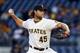 PITTSBURGH, PA - SEPTEMBER 06: Gerrit Cole #45 of the Pittsburgh Pirates pitches in the first inning against the Chicago Cubs at PNC Park on September 6, 2017 in Pittsburgh, Pennsylvania. (Photo by Justin K. Aller/Getty Images)