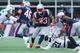 FOXBORO, MA - DECEMBER 31: Dion Lewis #33 of the New England Patriots runs with the ball during the second half against the New York Jets at Gillette Stadium on December 31, 2017 in Foxboro, Massachusetts. (Photo by Maddie Meyer/Getty Images)