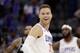 Los Angeles Clippers forward Blake Griffin smiles during the second half of an NBA basketball game against the Sacramento Kings, Thursday, Jan. 11, 2018, in Sacramento, Calif. The Clippers won 121-115. (AP Photo/Rich Pedroncelli)