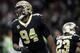 NEW ORLEANS, LA - JANUARY 07: Cameron Jordan #94 of the New Orleans Saints reacts after a sack during the game against the Carolina Panthers at the Mercedes-Benz Superdome on January 7, 2018 in New Orleans, Louisiana. (Photo by Chris Graythen/Getty Images)