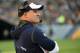 PITTSBURGH, PA - OCTOBER 23: Offensive coordinator/quarterbacks coach Josh McDaniels of the New England Patriots looks on from the sideline during a game against the Pittsburgh Steelers at Heinz Field on October 23, 2016 in Pittsburgh, Pennsylvania. The Patriots defeated the Steelers 27-16. (Photo by George Gojkovich/Getty Images)