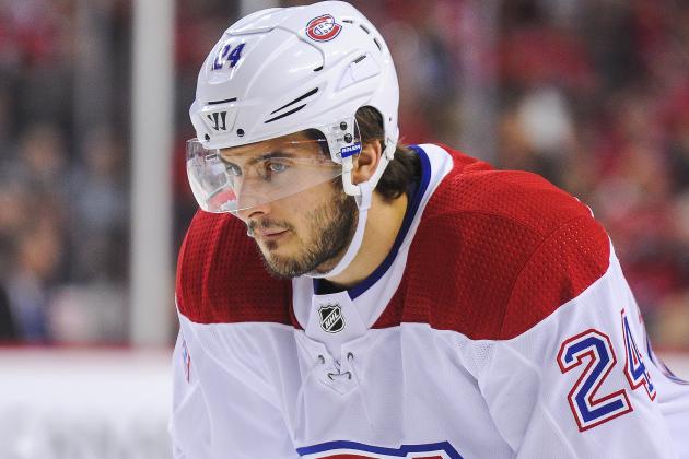 CALGARY, AB - DECEMBER 22: Phillip Danault #24 of the Montreal Canadiens in action against the Calgary Flames during an NHL game at Scotiabank Saddledome on December 22, 2017 in Calgary, Alberta, Canada. (Photo by Derek Leung/Getty Images)