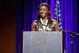 NEW YORK, NY - SEPTEMBER 25: GSLD Honoree Simone Biles speaks onstage at the 32nd Annual Great Sports Legends Dinner To Benefit The Miami Project/Buoniconti Fund To Cure Paralysis at New York Hilton Midtown on September 25, 2017 in New York City. (Photo by Thos Robinson/Getty Images for The Buoniconti Fund to Cure Paralysis )