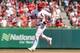 St. Louis Cardinals' Yadier Molina rounds the bases after hitting a three-run home run during the third inning of a baseball game against the Pittsburgh Pirates Sunday, Sept. 10, 2017, in St. Louis. (AP Photo/Jeff Roberson)