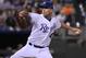 KANSAS CITY, MO - SEPTEMBER 28: Danny Duffy #41 of the Kansas City Royals throws in the first inning against the Detroit Tigers at Kauffman Stadium on September 28, 2017 in Kansas City, Missouri. (Photo by Ed Zurga/Getty Images)