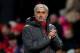 MANCHESTER, ENGLAND - JANUARY 15: Jose Mourinho, Manager of Manchester United reacts after the full time whistle in the Premier League match between Manchester United and Stoke City at Old Trafford on January 15, 2018 in Manchester, England. (Photo by Michael Regan/Getty Images)