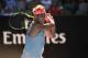 Perspiration is seen as Spain's Rafael Nadal plays Argentina's Leonardo Mayer during their men's singles second round match on day three of the Australian Open tennis tournament in Melbourne on January 17, 2018. / AFP PHOTO / WILLIAM WEST / -- IMAGE RESTRICTED TO EDITORIAL USE - STRICTLY NO COMMERCIAL USE -- (Photo credit should read WILLIAM WEST/AFP/Getty Images)