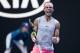 MELBOURNE, AUSTRALIA - JANUARY 17: Rafael Nadal of Spain celebrates winning match point in his second round match against Leonardo Mayer of Argentina on day three of the 2018 Australian Open at Melbourne Park on January 17, 2018 in Melbourne, Australia. (Photo by XIN LI/Getty Images)