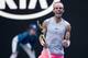 MELBOURNE, AUSTRALIA - JANUARY 17: Rafael Nadal of Spain celebrates winning match point in his second round match against Leonardo Mayer of Argentina on day three of the 2018 Australian Open at Melbourne Park on January 17, 2018 in Melbourne, Australia. (Photo by XIN LI/Getty Images)