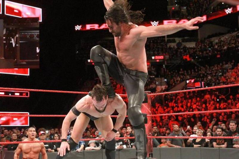 Image result for seth rollins curb stomp