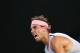 MELBOURNE, AUSTRALIA - JANUARY 19: Rafael Nadal of Spain serves in his third round match against Damir Dzumhur of Bosnia and Herzogovina on day five of the 2018 Australian Open at Melbourne Park on January 19, 2018 in Melbourne, Australia. (Photo by Michael Dodge/Getty Images)