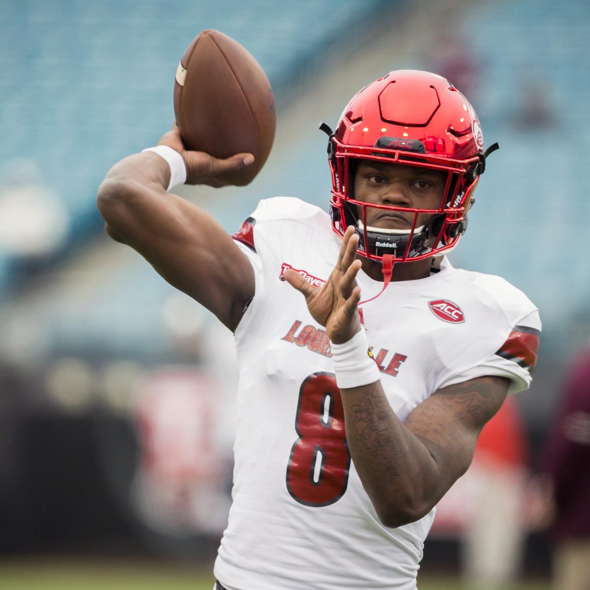Lamar Jackson Calls Discussion of Switching to WR 'Annoying' | Bleacher Report ...