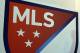 The new Major League Soccer (MLS) logo is pictured during an unveiling event in New York on September 18, 2014. MLS unveiled the new logo ahead of its 20th season. AFP PHOTO/Jewel Samad (Photo credit should read JEWEL SAMAD/AFP/Getty Images)