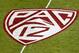 PALO ALTO, CA - OCTOBER 06: Aerial view of the Pac-12 logo painted on the field before the game between the Stanford Cardinal and the Arizona Wildcats at Stanford Stadium on October 6, 2012 in Palo Alto, California. The Stanford Cardinal defeated the Arizona Wildcats 54-48 in overtime. (Photo by Jason O. Watson/Getty Images)
