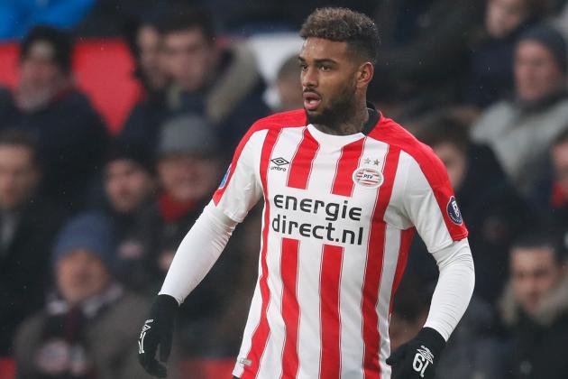 EINDHOVEN, NETHERLANDS - DECEMBER 3: Jurgen Locadia of PSV during the Dutch Eredivisie match between PSV v Sparta at the Philips Stadium on December 3, 2017 in Eindhoven Netherlands (Photo by Aaron van Zandvoort/Soccrates/Getty Images)