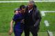 STOCKHOLM, SWEDEN - MAY 24: Henrikh Mkhitaryan of Manchester United and Jose Mourinho, Manager of Manchester United embrace after he is subbed during the UEFA Europa League Final between Ajax and Manchester United at Friends Arena on May 24, 2017 in Stockholm, Sweden. (Photo by Alex Grimm/Getty Images)