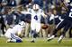 NASHVILLE, TN - OCTOBER 16: Adam Vinatieri #4 of the Indianapolis Colts kicks a field goal against the Tennessee Titans at Nissan Stadium on October 16, 2017 in Nashville, Tennessee. (Photo by Andy Lyons/Getty Images)
