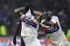 Lyon's Dutch forward Memphis Depay (L) celebrates after scoring a goal during the French L1 football match between Olympique Lyonnais and Paris-Saint Germain (PSG) at Groupama stadium in Decines-Charpieu on January 21, 2018. / AFP PHOTO / JEFF PACHOUD (Photo credit should read JEFF PACHOUD/AFP/Getty Images)