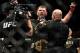 BOSTON, MA - JANUARY 20: (R-L) Stipe Miocic celebrates his victory over Francis Ngannou of Cameroon in their heavyweight championship bout during the UFC 220 event at TD Garden on January 20, 2018 in Boston, Massachusetts. (Photo by Brandon Magnus/Zuffa LLC/Zuffa LLC via Getty Images)