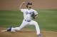 FILE - In this Nov. 1, 2017, file photo, Los Angeles Dodgers starting pitcher Yu Darvish, of Japan, throws against the Houston Astros during the first inning of Game 7 of baseball's World Series in Los Angeles. Free agent pitcher Darvish said Monday, Dec. 18, he had a