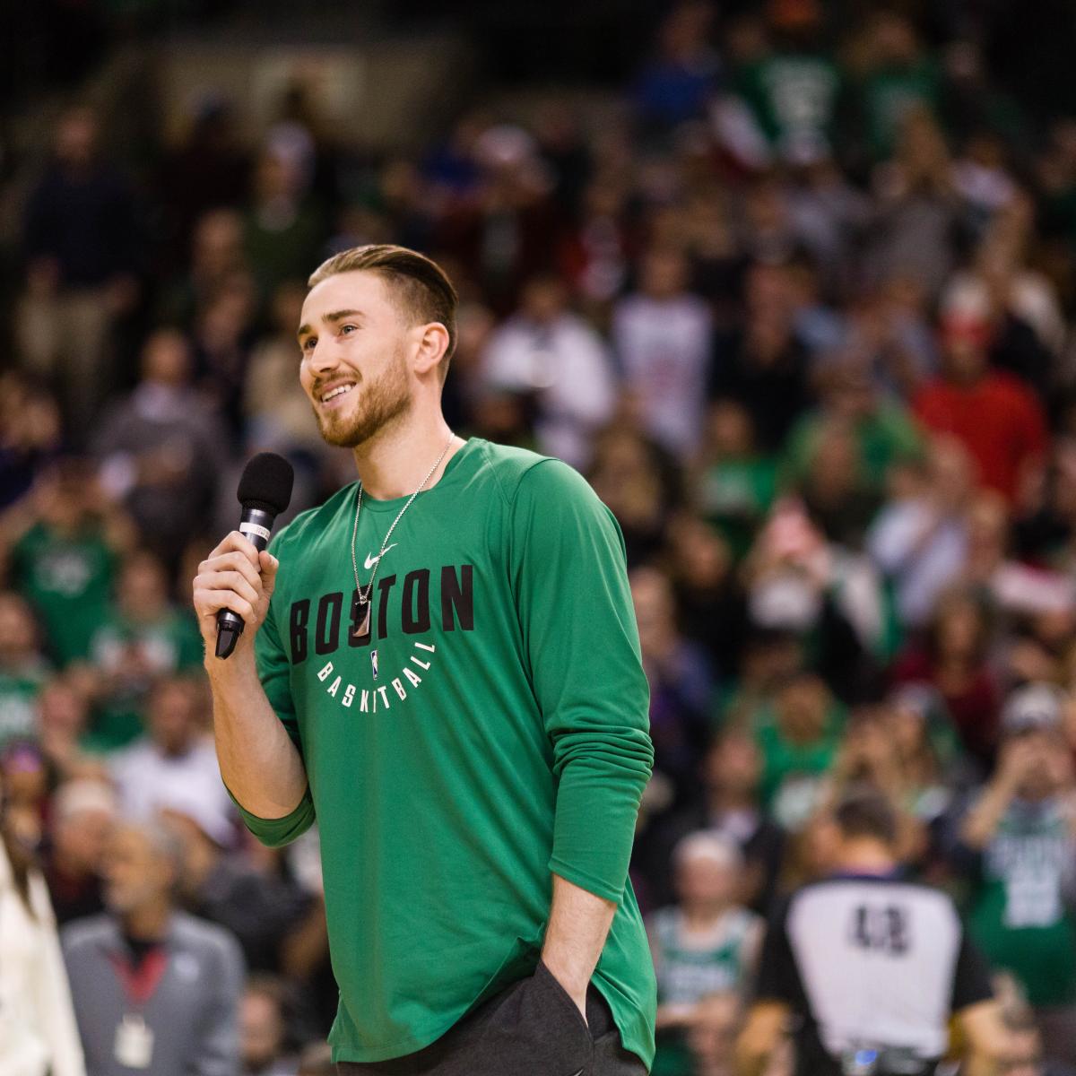 Gordon Hayward's Wife Robyn Posts Video of Celtics Star Shooting in the ...