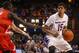 Boise State's Chandler Hutchison (15) moves the ball during the first half of an NCAA college basketball game against New Mexico in Boise, Idaho, on Tuesday, Feb. 24, 2015. Boise State won 76-65. (AP Photo/Otto Kitsinger)