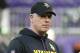 FILE - In this Dec. 31, 2017, file photo, Minnesota Vikings offensive coordinator Pat Shurmur stands on the field before an NFL football game against the Chicago Bears, in Minneapolis. One of the reasons the Vikings have blossomed into a Super Bowl contender this season is the influence of offensive coordinator Pat Shurmur, who has become a hot candidate for several open head coach vacancies around the league. (AP Photo/Bruce Kluckhohn, File)