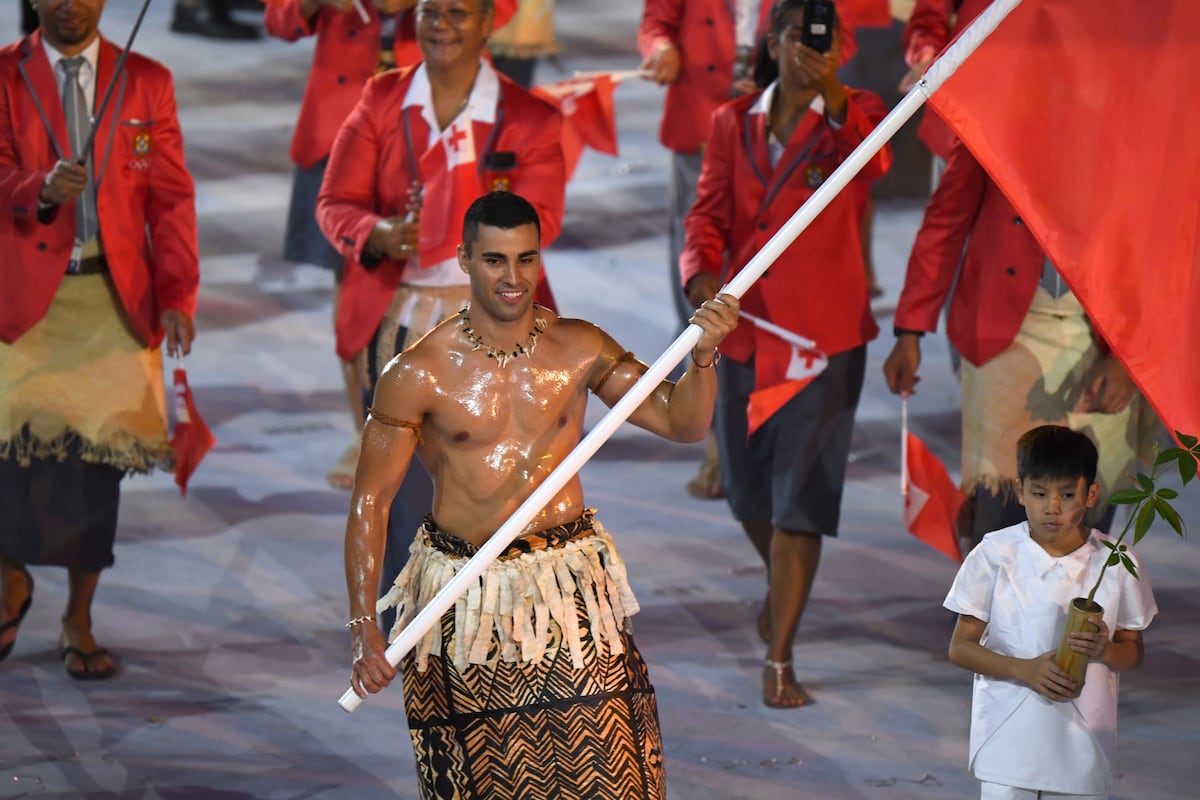 The Oiled Up, Ripped Flag-Bearer from Rio Is Headed to the Winter