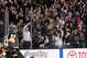 LAS VEGAS, NV - OCTOBER 17: The crowd reacts after David Perron #57 of the Vegas Golden Knights scored a game-winning goal in overtime against the Buffalo Sabres at T-Mobile Arena on October 17, 2017 in Las Vegas, Nevada. The Golden Knights won 5-4 in overtime. (Photo by Ethan Miller/Getty Images)