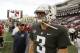 Washington State quarterback Tyler Hilinski (3) walks on the field after an NCAA college football game against Nevada in Pullman, Wash., Saturday, Sept. 23, 2017. (AP Photo/Young Kwak)