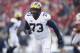 MADISON, WI - NOVEMBER 18: Maurice Hurst #73 of the Michigan Wolverines in action during a game against the Wisconsin Badgers at Camp Randall Stadium on November 18, 2017 in Madison, Wisconsin. Wisconsin won 24-10. (Photo by Joe Robbins/Getty Images)