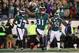 PHILADELPHIA, PA - JANUARY 21: Jalen Mills #31 of the Philadelphia Eagles celebrates a first quarter touchdown by teammate Patrick Robinson (not pictured) against the Minnesota Vikings in the NFC Championship game at Lincoln Financial Field on January 21, 2018 in Philadelphia, Pennsylvania. (Photo by Abbie Parr/Getty Images)