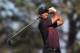 SAN DIEGO, CA - JANUARY 25: Tiger Woods plays his shot from the fifth tee during the first round of the Farmers Insurance Open at Torrey Pines South on January 25, 2018 in San Diego, California. (Photo by Sean M. Haffey/Getty Images)
